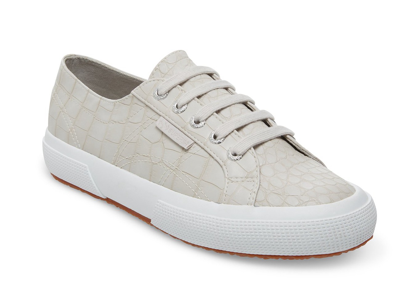 Superga Sneakers Womens - 2750 Syntcrocodilew - Grey - CRMQL3957